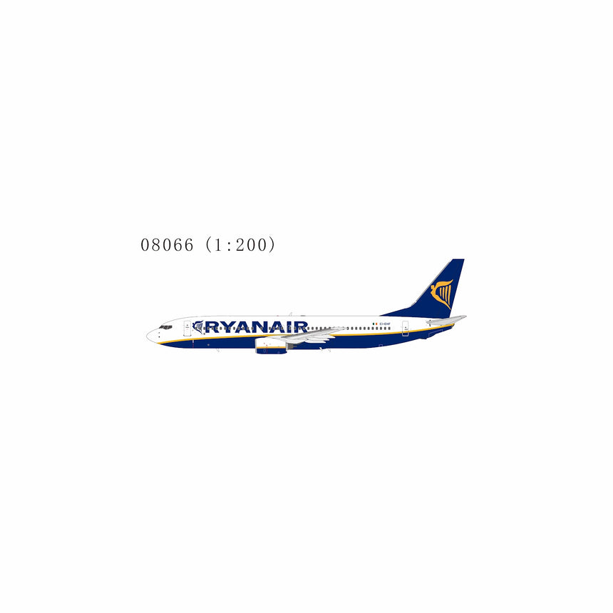 NG Models Ryanair (current colours with scimitar winglets) Boeing 737-800 EI-DYL 1/200 Aircraft Scale Model