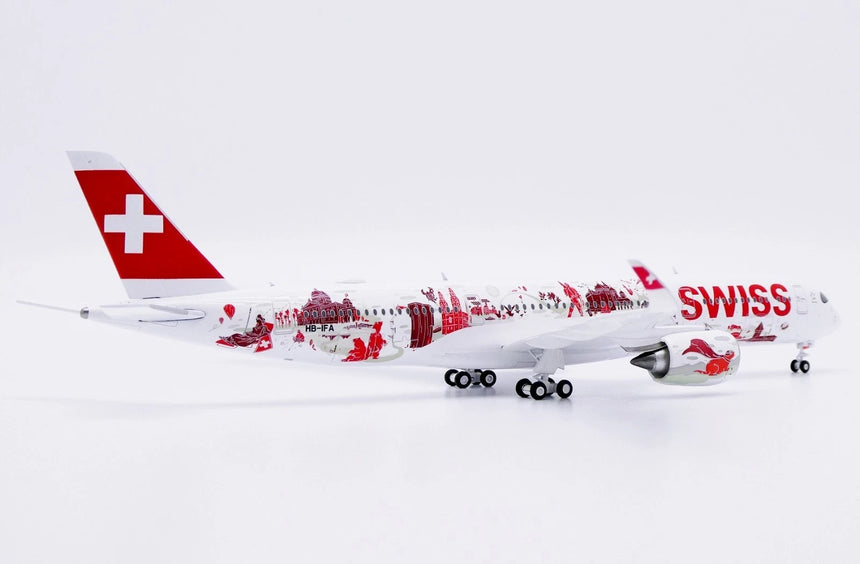 JC Wings Swiss Airbus A350-900 "Wanderlust" (HB-IFA) 1/400 Aircraft Scale Model