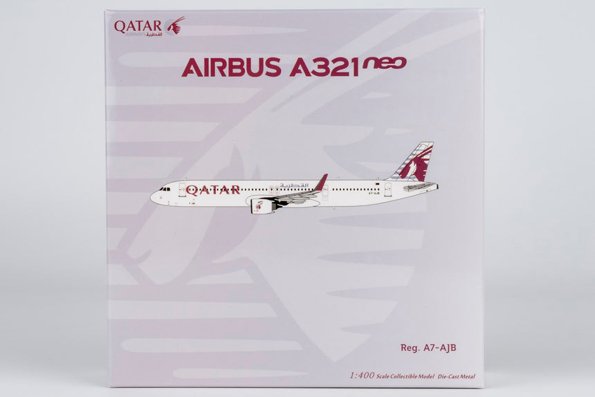 NG Models Qatar Airways Airbus A321neo A7-AJB Qatar's first neo 1/400 Aircraft Scale Model