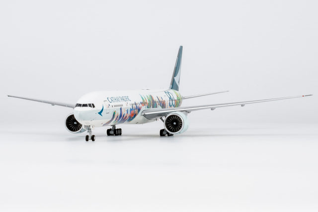 NG Models Cathay Pacific Airways Boeing 777-300ER B-KQU (The Spirit of HongKong - West Kowloon Cultural District) Ultimate 1/400 Aircraft Scale Model
