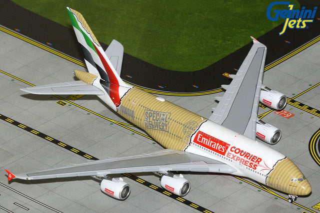 GeminiJets Emirates Airbus A380 A6-EET Courier Express 1/400