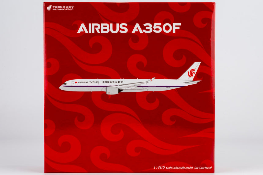 NG Models Air China Cargo Airbus A350F (black Cargo titles; with flag) 1/400 Aircraft Scale Model