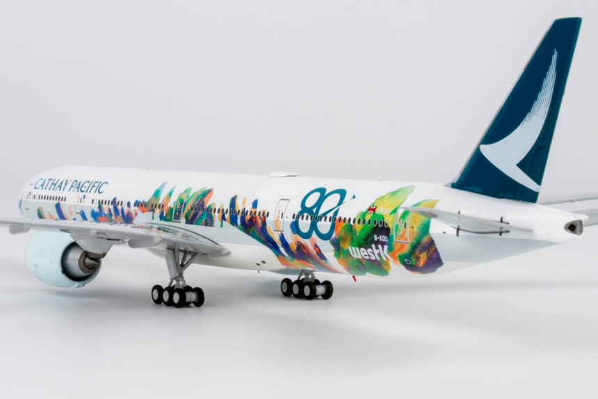 NG Models Cathay Pacific Airways Boeing 777-300ER B-KQU (The Spirit of HongKong - West Kowloon Cultural District) 1/400 Aircraft Scale Model
