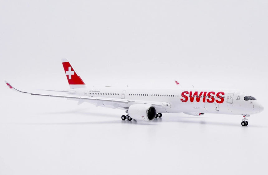 JC Wings Swiss Airbus A350-900 "Flaps Down" (HB-IFB) 1/400 Aircraft Scale Model