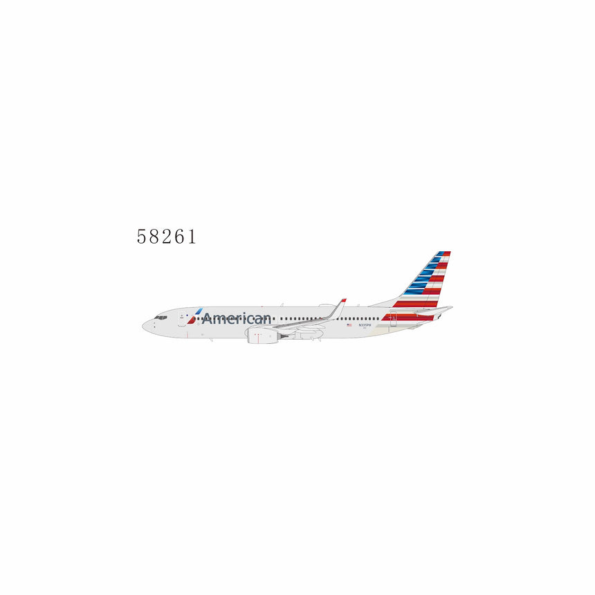 NG Models American Airlines Boeing 737-800 N335PH 1/400 Aircraft Scale Model