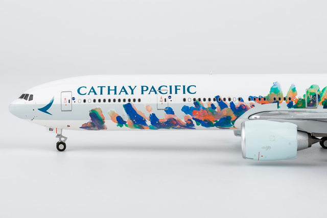 NG Models Cathay Pacific Airways Boeing 777-300ER B-KQU (The Spirit of HongKong - West Kowloon Cultural District) Ultimate 1/400 Aircraft Scale Model