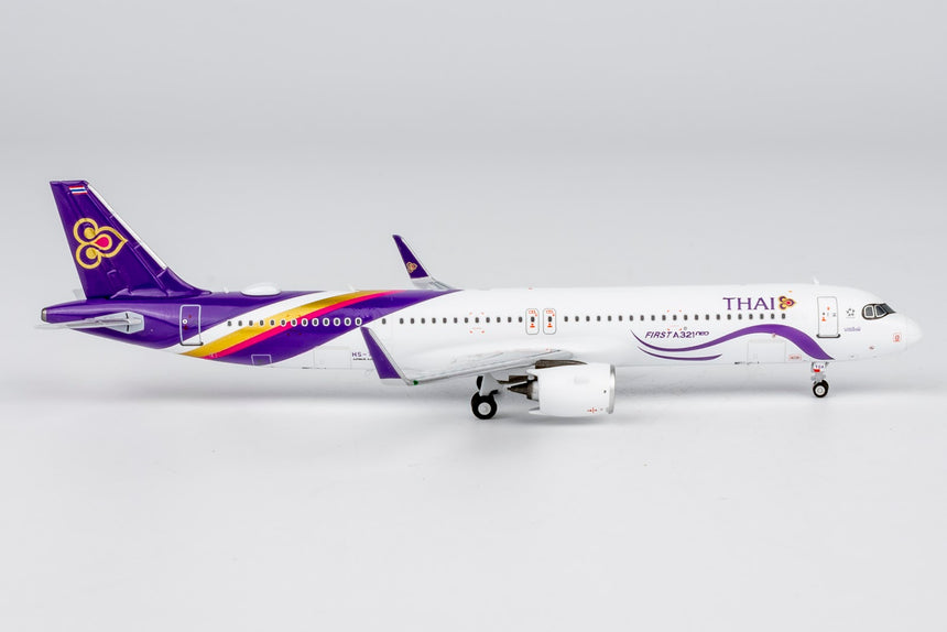 NG Models Thai Airways International Airbus A321neo HS-TOA First A321neo sticker; named "Bowonrangsi" 1/400 Aircraft Scale Model
