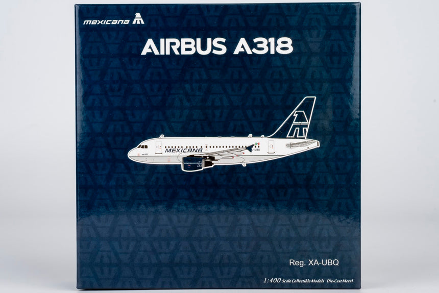 NG Models Mexicana Airbus A318-100 XA-UBQ old colors 1/400 Aircraft Scale Model