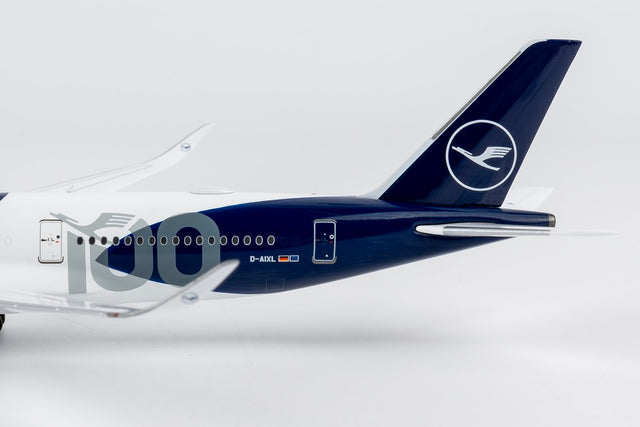 NG Models Lufthansa Airbus A350-900 D-AIXL (100 Years Anniversary) 1/400 Aircraft Scale Model