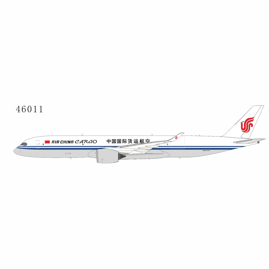NG Models Air China Cargo Airbus A350F (black Cargo titles; with flag) 1/400 Aircraft Scale Model