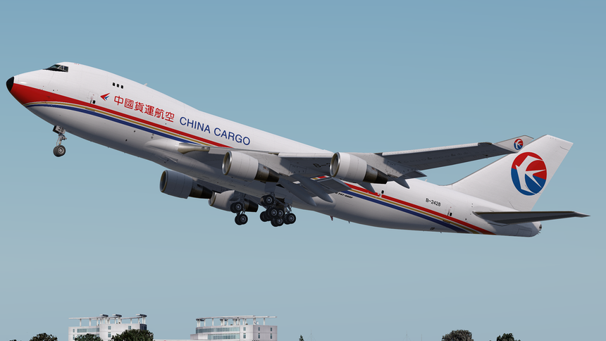 SQ Wings China Cargo Airlines "Interactive Series" Boeing B747-400F B-2428 1/200 Aircraft Scale Model
