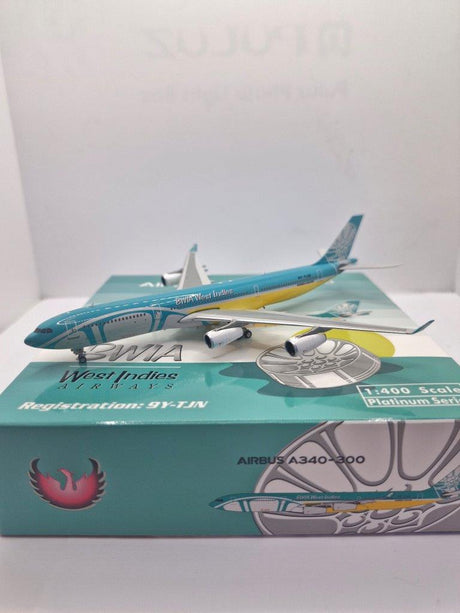 Phoenix BWIA Airbus A340-300 9Y-TJN 1/400 Aircraft Scale Model
