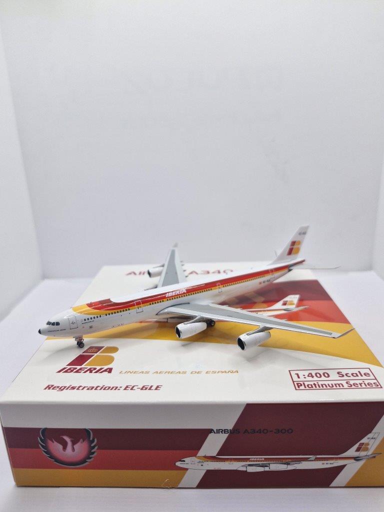 Phoenix Iberia Airbus A340-300 EC-GLE 1/400 Aircraft Scale Model