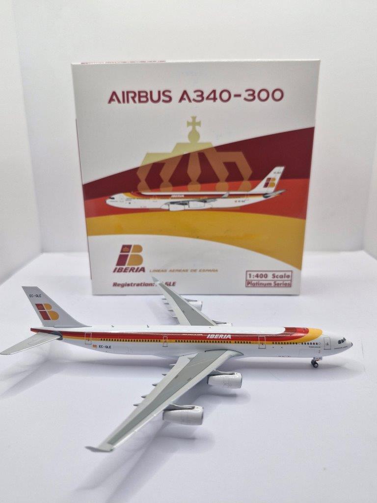 Phoenix Iberia Airbus A340-300 EC-GLE 1/400 Aircraft Scale Model