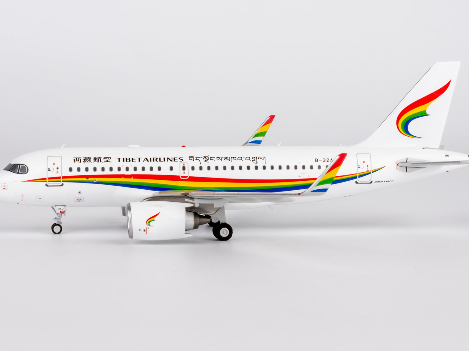 NG Models Tibet Airlines (the 1st A319neo for TV) Airbus A319neo B-32AJ 1/200 Aircraft Scale Model