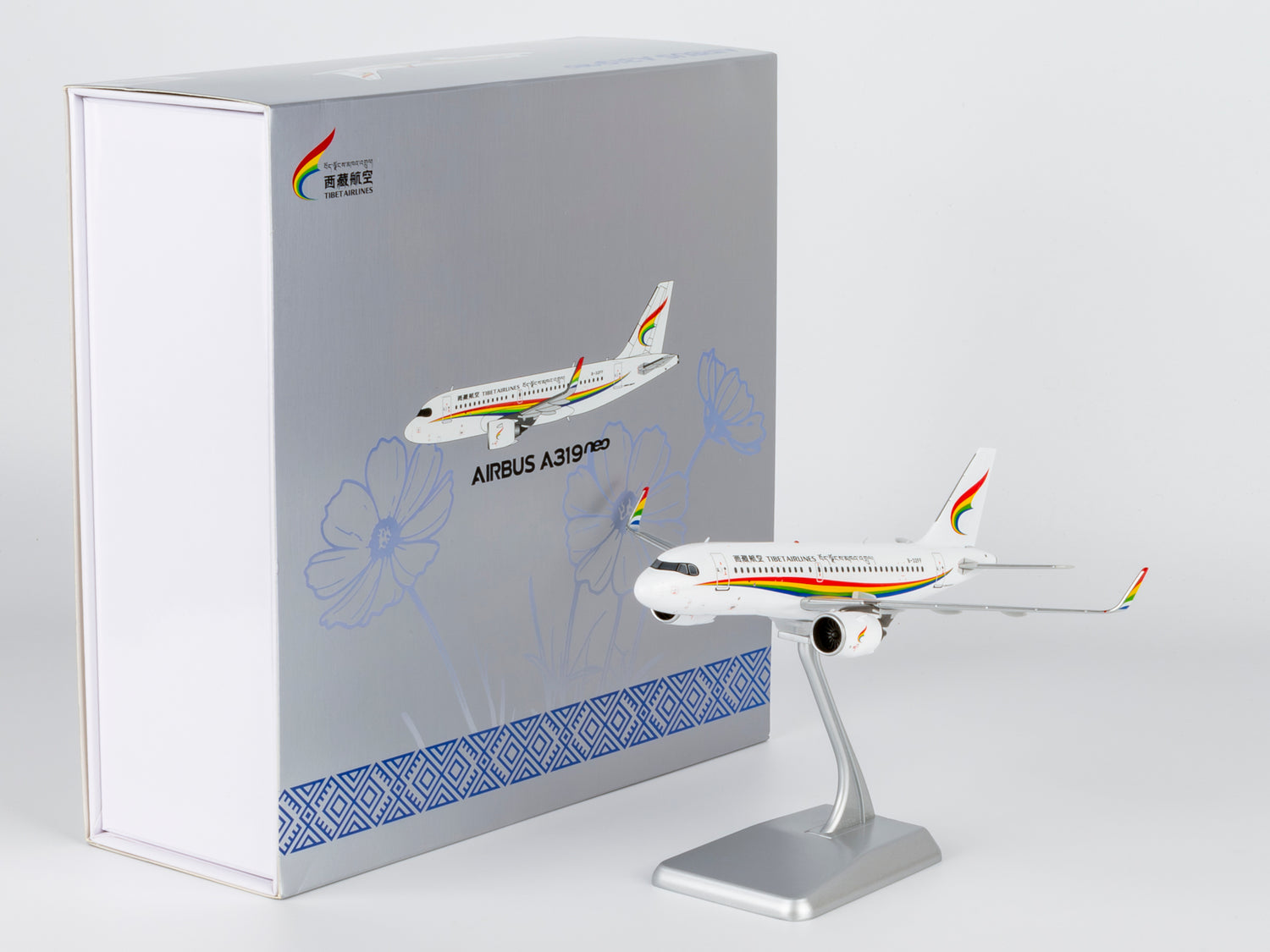 NG Models Tibet Airlines Airbus A319neo B-32FF 1/200 Aircraft Scale Model