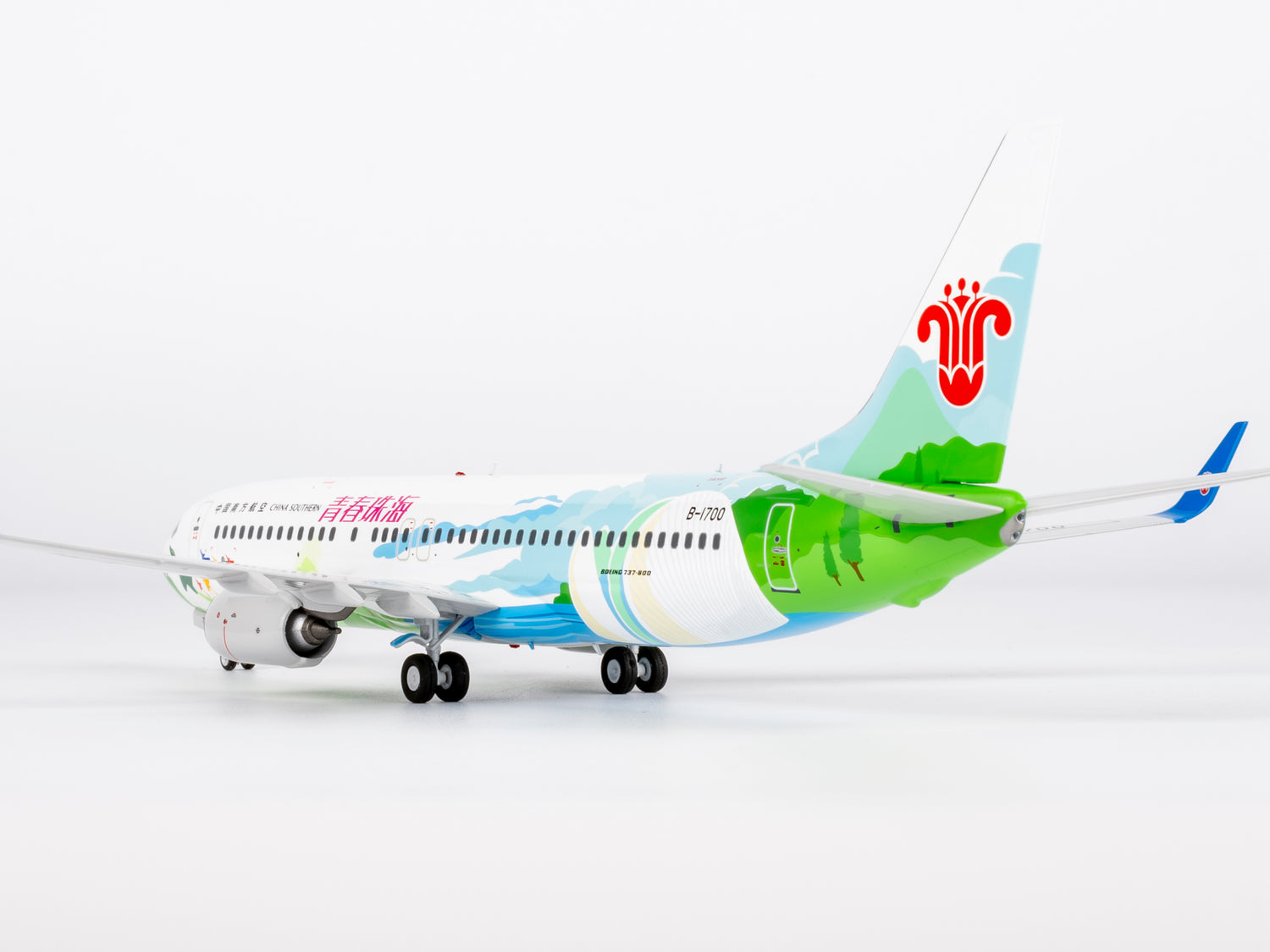 NG Models China Southern Airlines Zhuhai City of Youth Boeing 737-800/w B-1700 1/200 Aircraft Scale Model