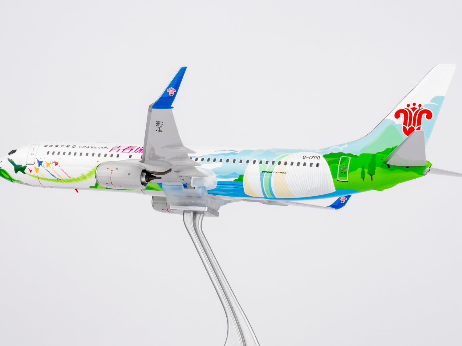 NG Models China Southern Airlines Zhuhai City of Youth Boeing 737-800/w B-1700 1/200 Aircraft Scale Model