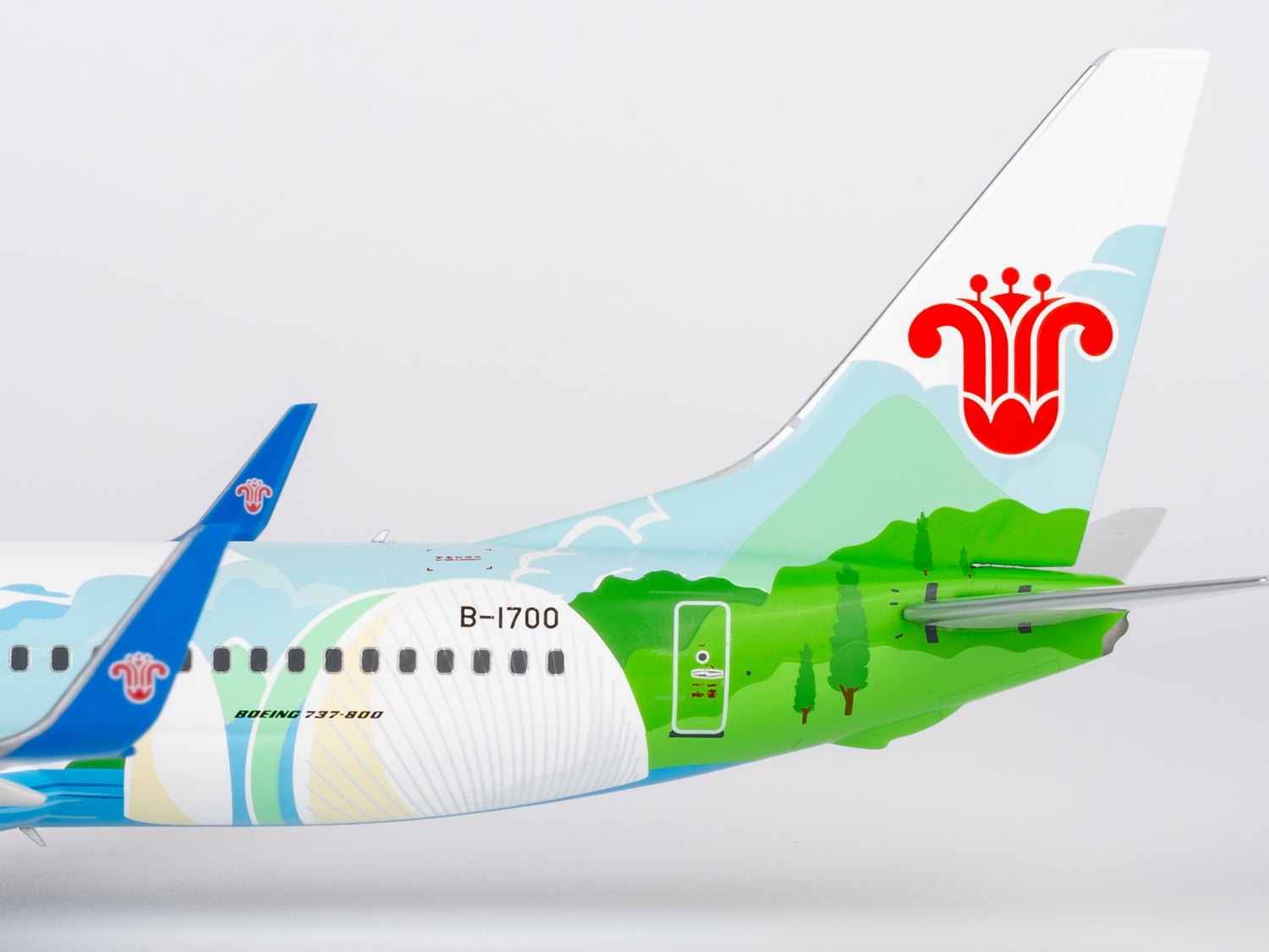 NG Models China Southern Airlines Zhuhai City of Youth Boeing 737-800/w B-1700 1/200 Aircraft Scale Model