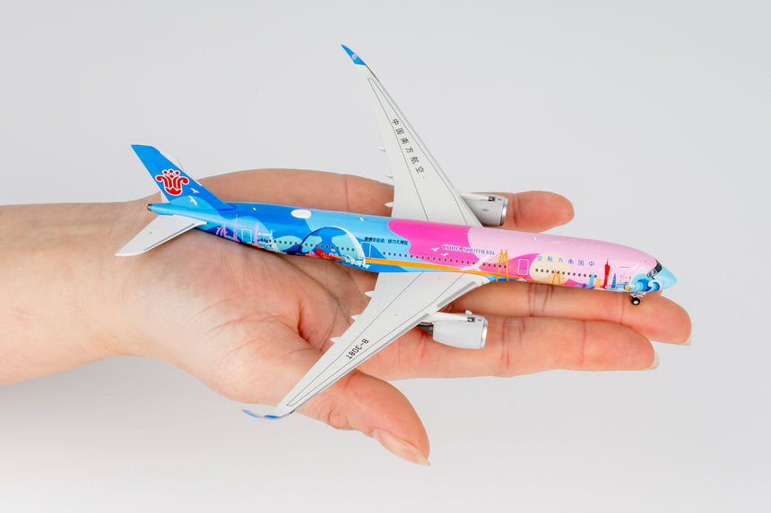 NG Models China Southern Airlines The 15th National Games "Dynamic Bay Area" livery Airbus A350-900 B-308T 1/400 Aircraft Scale Model