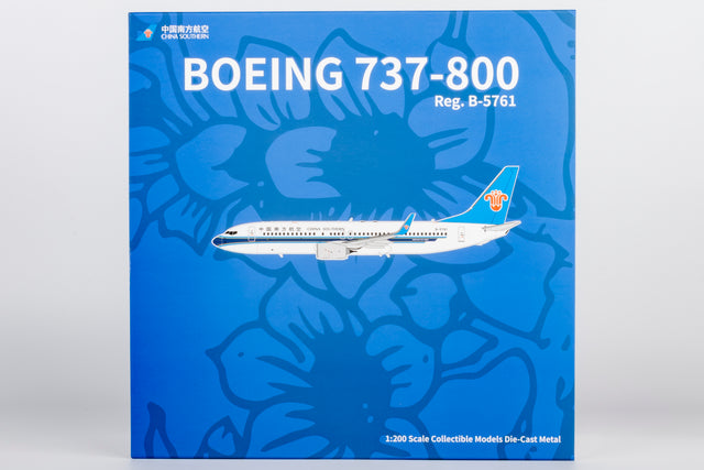 NG Models China Southern Airlines Boeing 737-800/w B-5761 1/200 Aircraft Scale Model