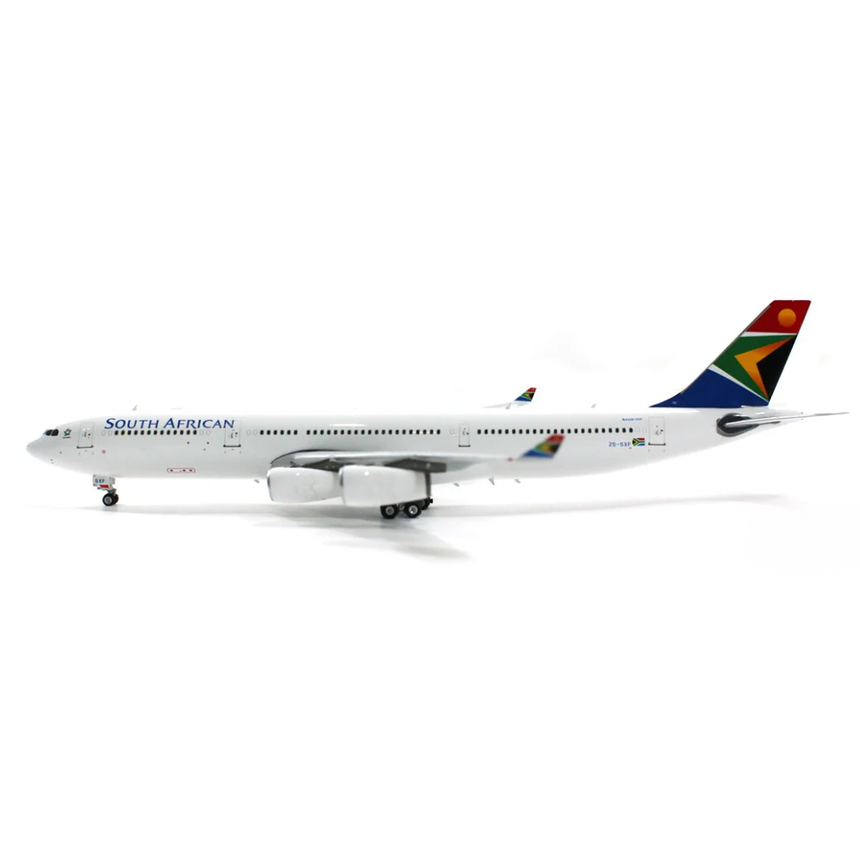 Phoenix South African Airways Airbus A340-300 ZS-SXF 1/400 Aircraft Scale Model