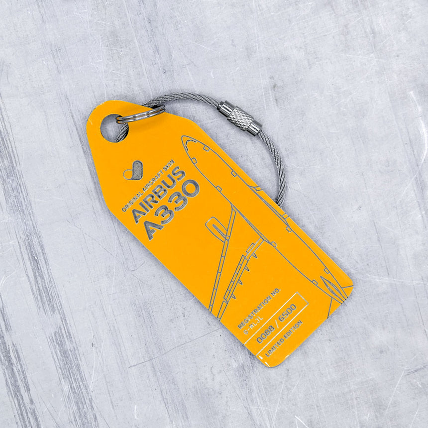Aviationtag Thomas Cook Airbus A330-200 G-MLJL Yellow (Limited Edition)