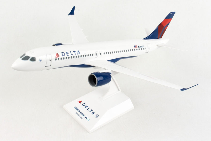 SkyMarks Delta Airbus A220-300 1/100 Aircraft Scale Model