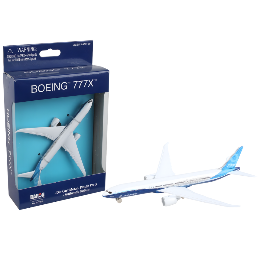 House Colours Boeing B777X Airplane Model Toy