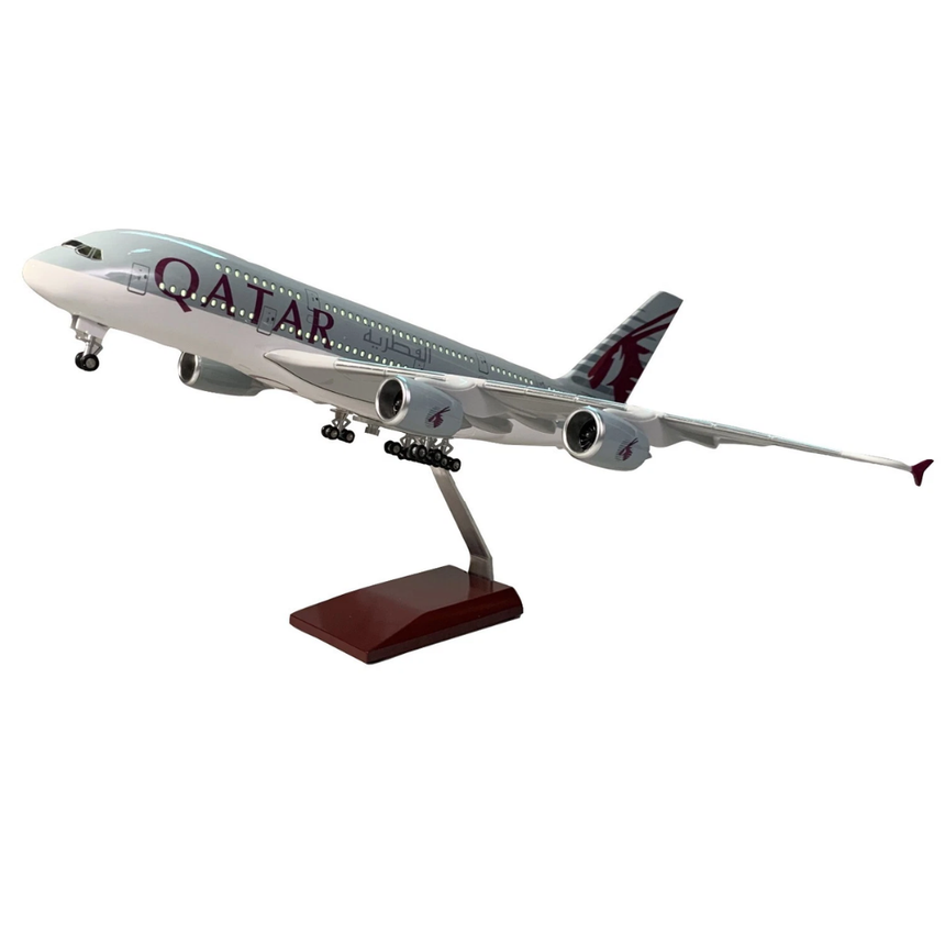 Qatar Airways Airbus A380-800 36.5cm Aircraft Model