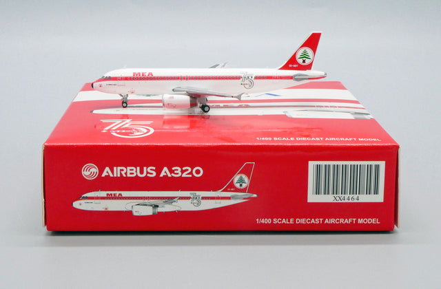 JC Wings MEA 'Retro' Airbus A320 OD-MRT 1/400 Aircraft Scale Model