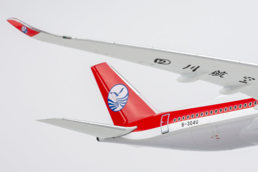 NG Models Sichuan Airlines Airbus A350-900 B-304U 1/400 Aircraft Scale Model