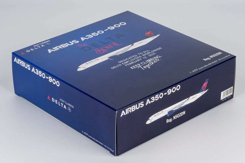 NG Models Delta Air Lines Airbus A350-900 N502DN "The Delta Spirit" 1/400 Aircraft Scale Model