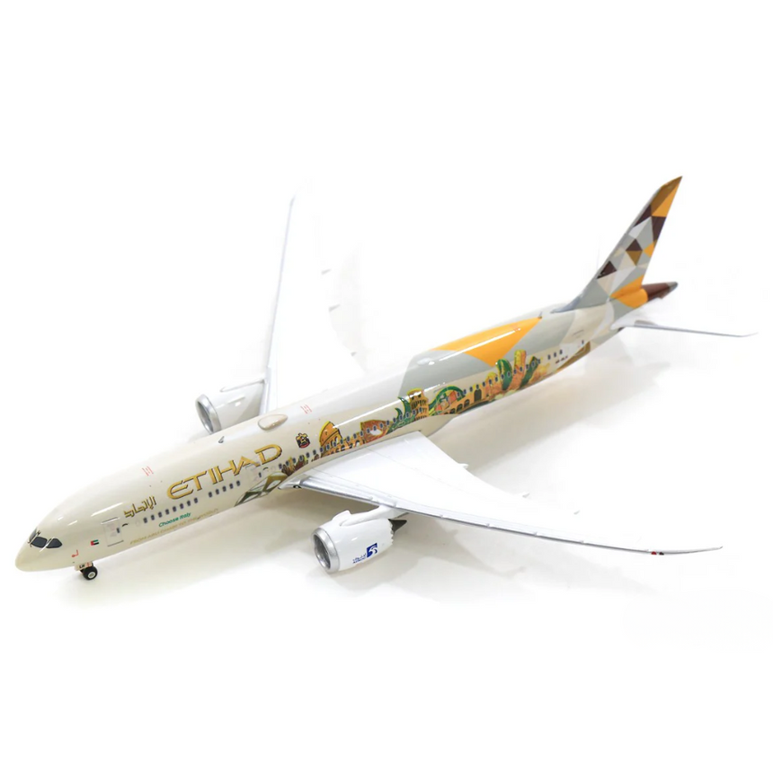 Phoenix Etihad Airways Boeing 787-9 'Choose Italy' A6-BLH 1/400 Aircraft Scale Model