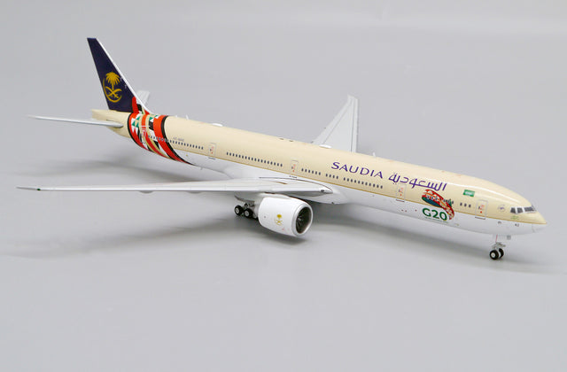 JC Wings Saudia Boeing 777-300ER HZ-AK42 'G20 Livery' 1/400 Aircraft Scale Model