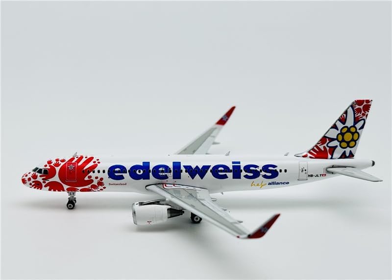 Phoenix Edelweiss Air Airbus A320 HB-JLT 1/400 Aircraft Scale Model