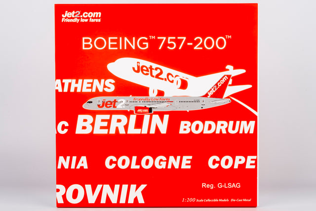 NG Models Jet2 Boeing 757-200 G-LSAG 1/200 Aircraft Scale Model