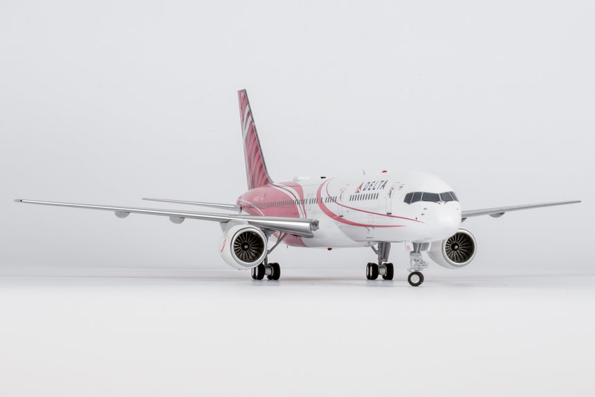 NG Models Delta Air Lines (special Song paint scheme for Breast Cancer Awareness) Boeing 757-200/w N610DL 1/200 Aircraft Scale Model