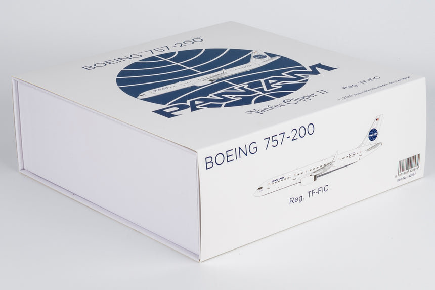 NG Models Icelandair "Criterion Travel's Pan Am" livery Boeing 757-200/w TF-FIC 1/200 Aircraft Scale Model