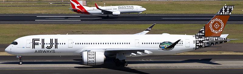 Aviation400 Fiji Airways Airbus A350-941 DQ-FAM "Survivor 50" (detachable gear) 1/400 Aircraft Scale Model