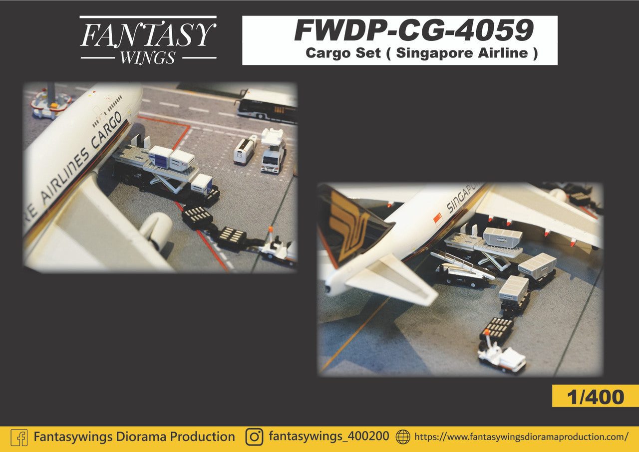 Fantasy Wings Singapore Airlines Cargo Set 1/400 Scale