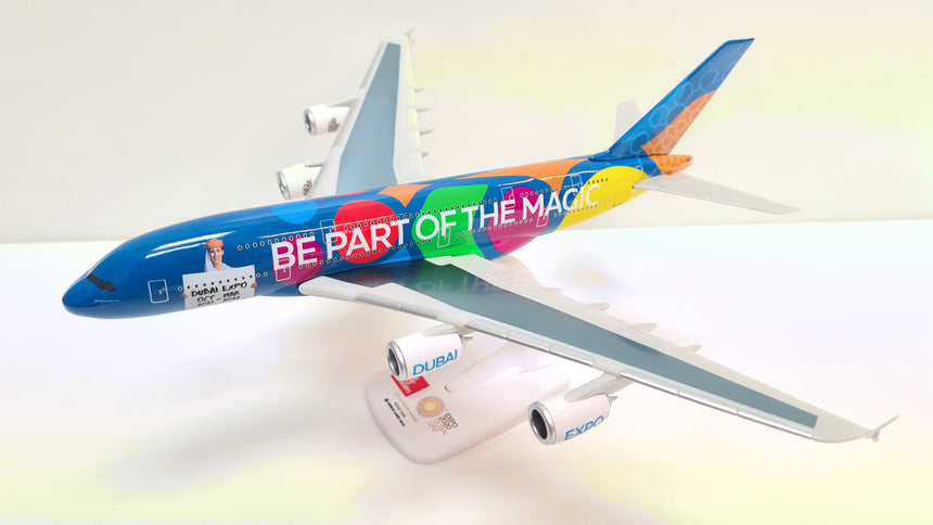 PPC Models Emirates Airbus A380 Magic Of Dubai 1/250 Aircraft Scale Model