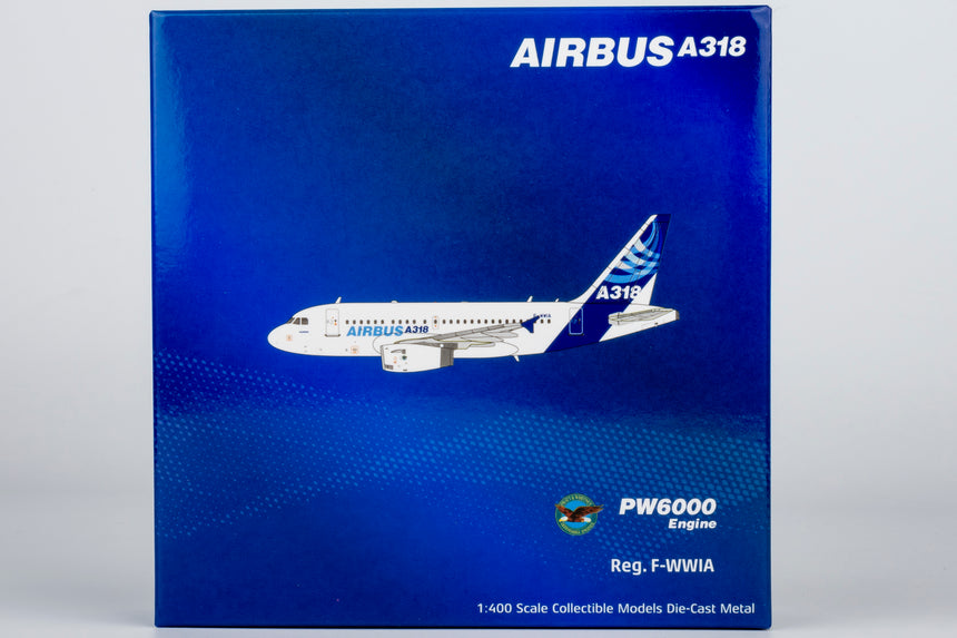 NG Models Airbus Industrie Airbus A318-100 F-WWIA (current colors) 1/400 Aircraft Scale Model