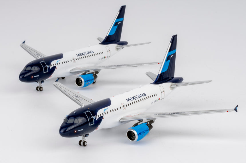 NG Models Mexicana Airbus A318-100 XA-UBT 1/400 Aircraft Scale Model