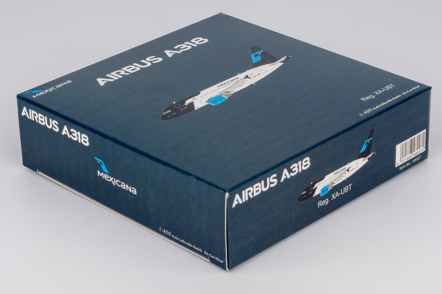 NG Models Mexicana Airbus A318-100 XA-UBT 1/400 Aircraft Scale Model