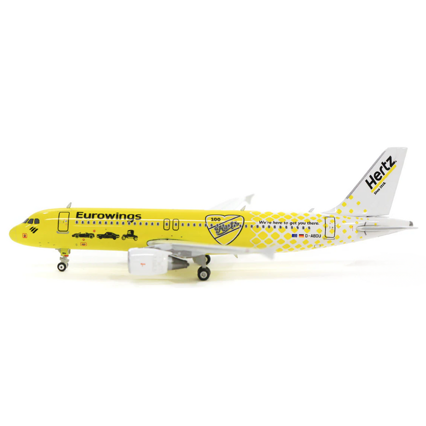 Phoenix Eurowings Airbus A320 D-ABDU 'Hertz' 1/400 Aircraft Scale Model