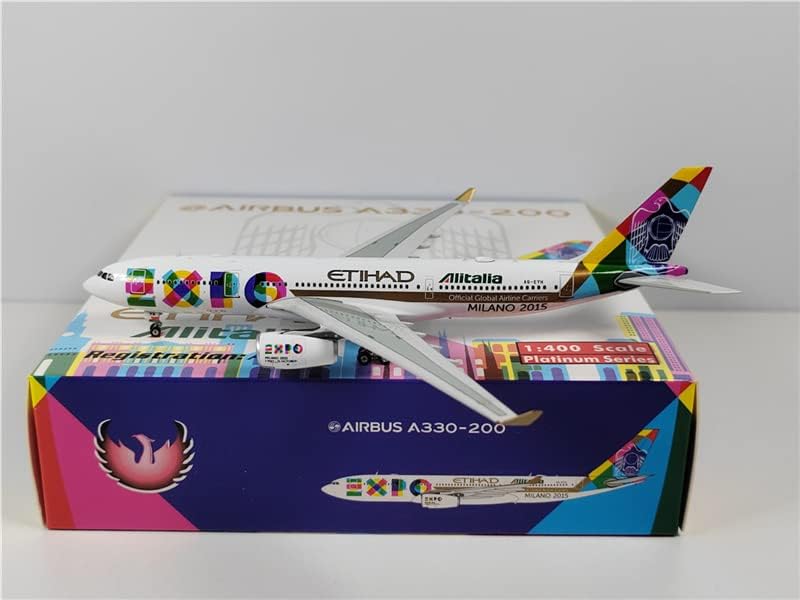 Phoenix Alitalia Airbus A330-200 'Expo 2015' EI-EJM 1/400 Aircraft Scale Model