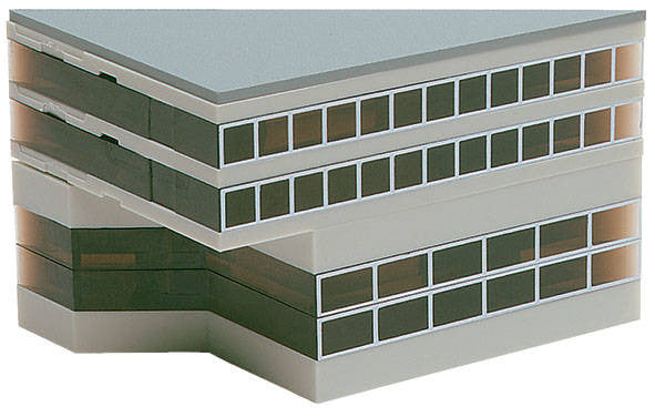 Herpa Airport building: Side building (high) 1/500 Scale
