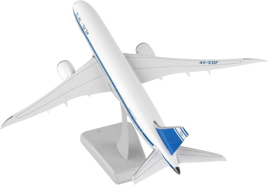 Hogan EL AL Airlines Boeing 787-9 Retro Livery (with WiFi Radome) 1/200 Aircraft Scale Model