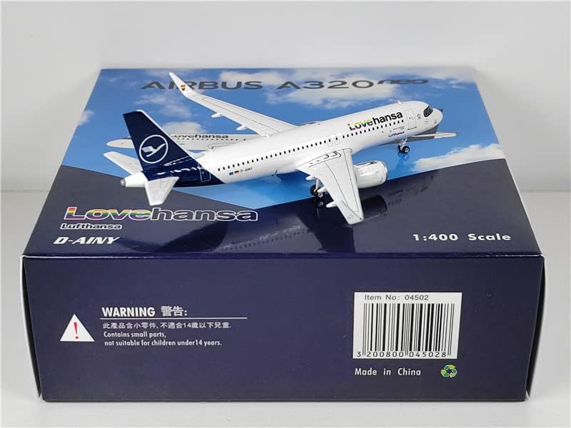 Phoenix Lufthansa Airbus A320Neo Lovehansa D-AINY 1/400 Aircraft Scale Model